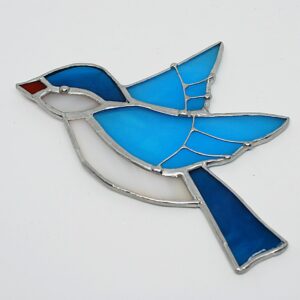 ptaszek-wiszacy-niebieski-witrazowa-dekoracja-rekodzielo-artystyczne-zizuza